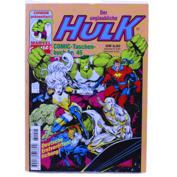 Der unglaubliche Hulk Taschenbuch 45 Condor 1996 | Hoppla-Stuff